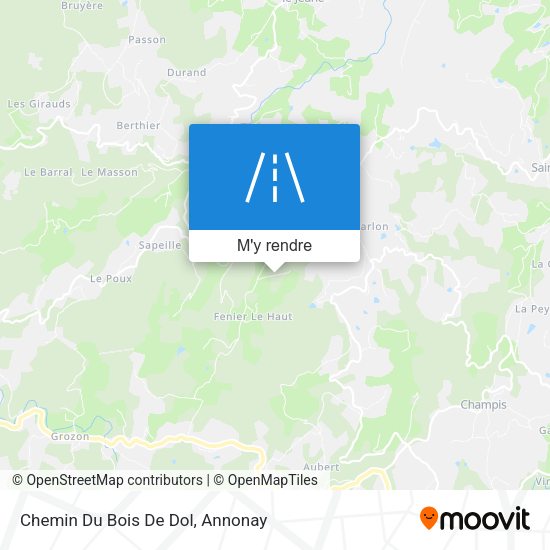 Chemin Du Bois De Dol plan