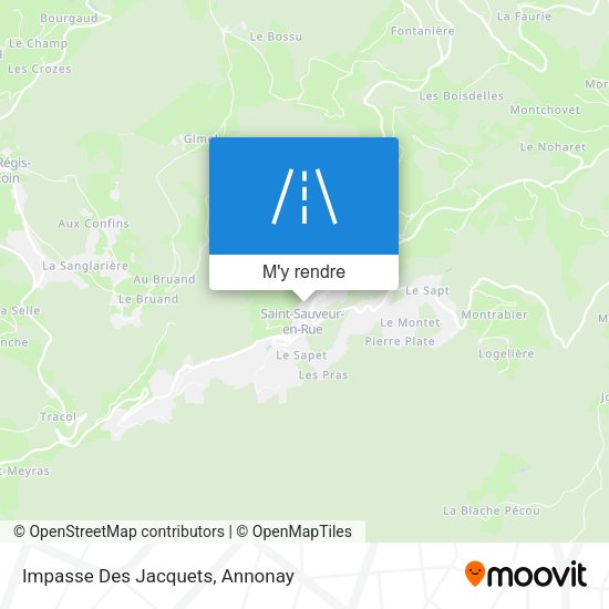 Impasse Des Jacquets plan
