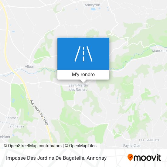 Impasse Des Jardins De Bagatelle plan