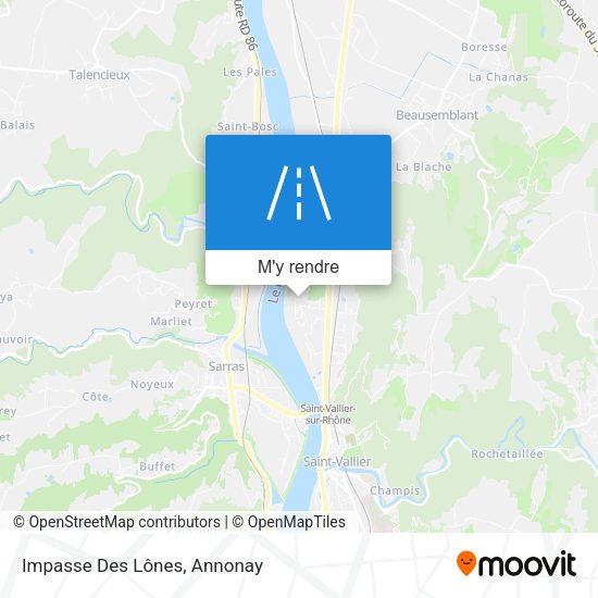 Impasse Des Lônes plan