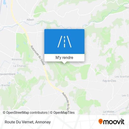 Route Du Vernet plan