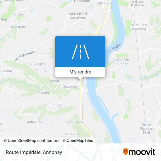 Route Impériale plan