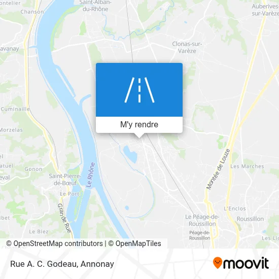 Rue A. C. Godeau plan