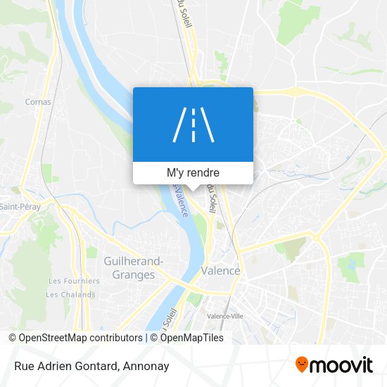 Rue Adrien Gontard plan
