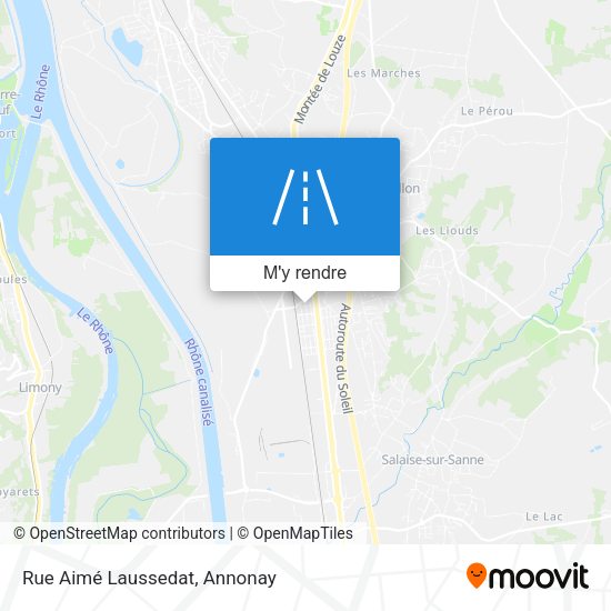 Rue Aimé Laussedat plan