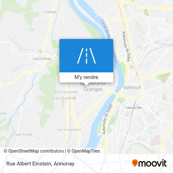 Rue Albert Einstein plan