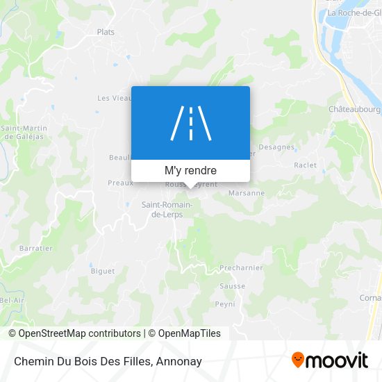 Chemin Du Bois Des Filles plan