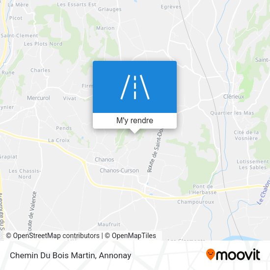 Chemin Du Bois Martin plan