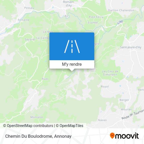 Chemin Du Boulodrome plan