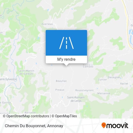 Chemin Du Bouyonnet plan