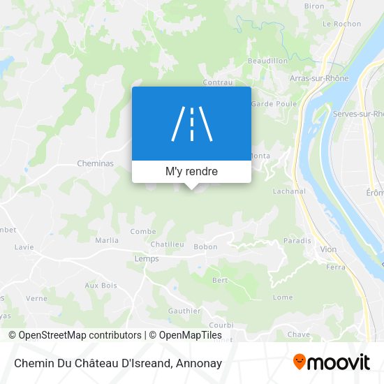Chemin Du Château D'Isreand plan