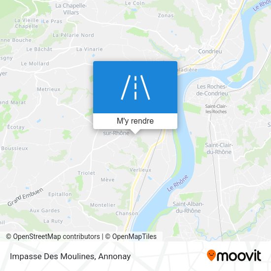 Impasse Des Moulines plan