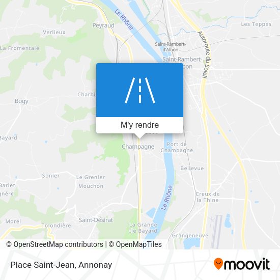Place Saint-Jean plan