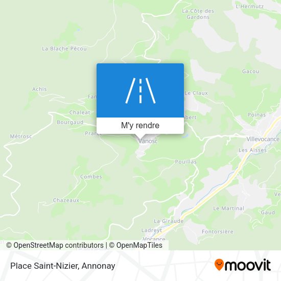 Place Saint-Nizier plan