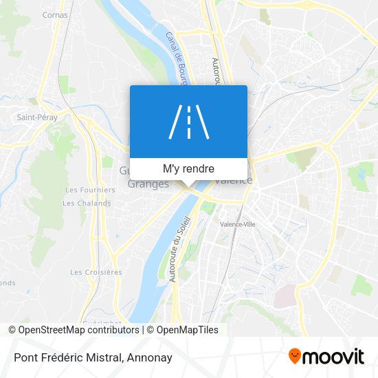 Pont Frédéric Mistral plan