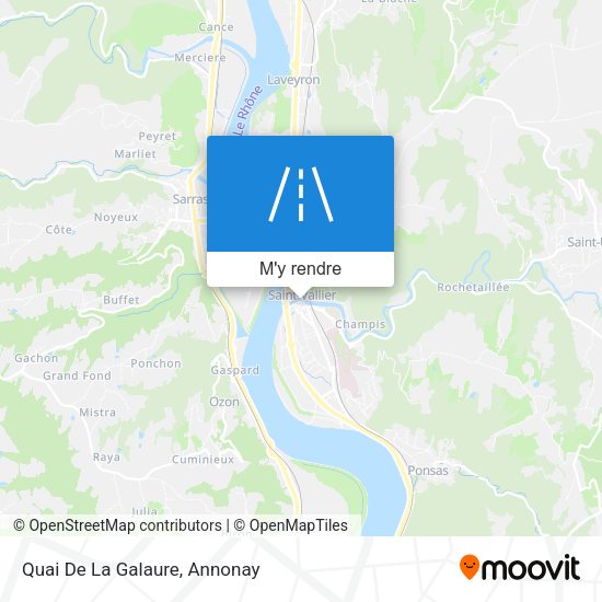 Quai De La Galaure plan