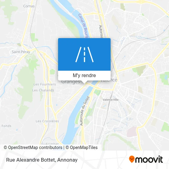 Rue Alexandre Bottet plan