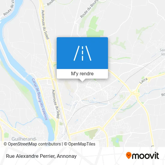 Rue Alexandre Perrier plan