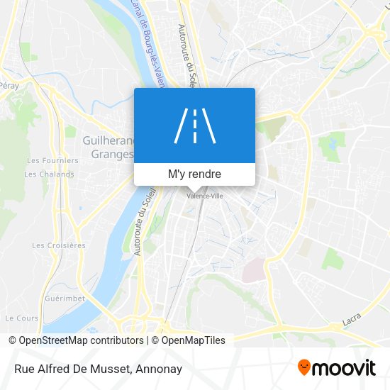 Rue Alfred De Musset plan