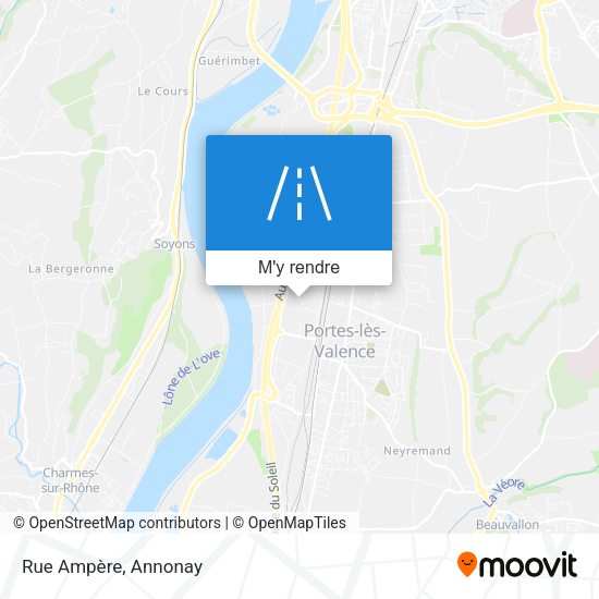 Rue Ampère plan