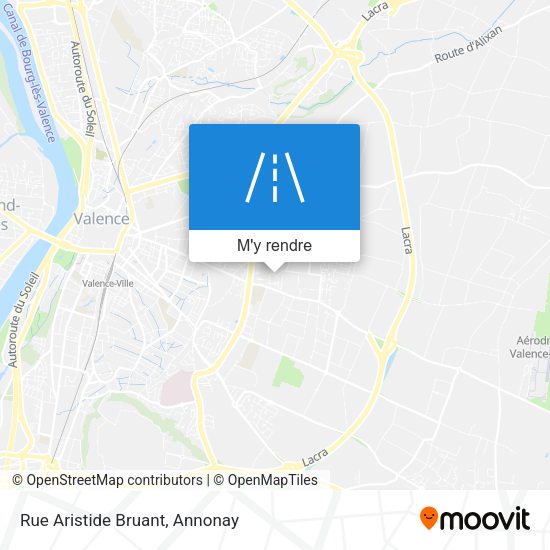 Rue Aristide Bruant plan