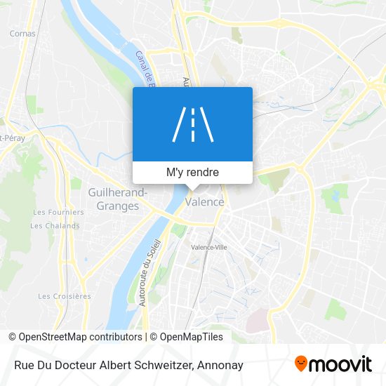 Rue Du Docteur Albert Schweitzer plan