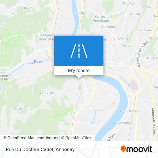 Rue Du Docteur Cadet plan