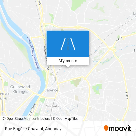 Rue Eugène Chavant plan
