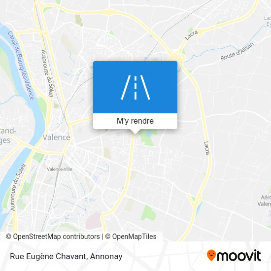 Rue Eugène Chavant plan