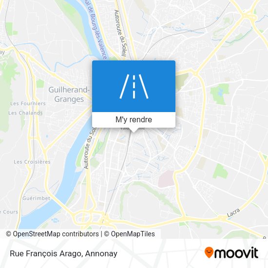 Rue François Arago plan
