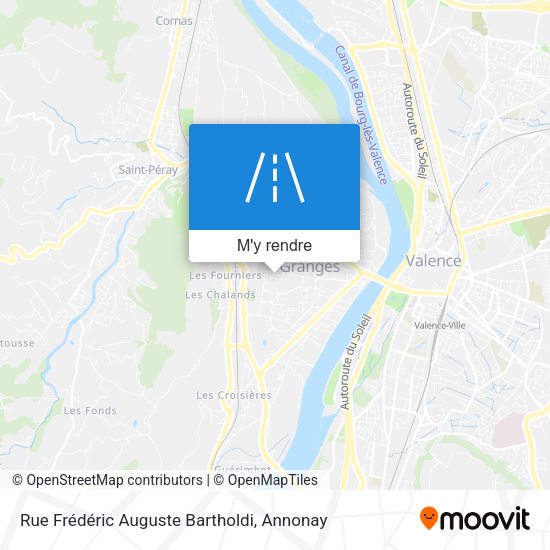 Rue Frédéric Auguste Bartholdi plan