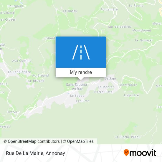 Rue De La Mairie plan