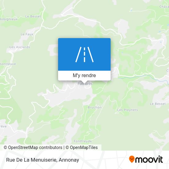 Rue De La Menuiserie plan