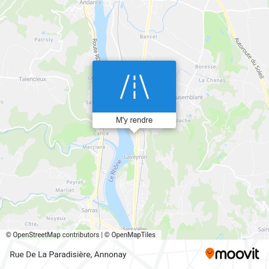 Rue De La Paradisière plan