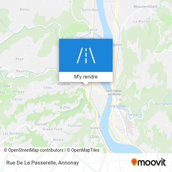 Rue De La Passerelle plan