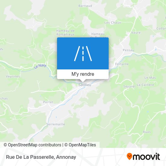 Rue De La Passerelle plan