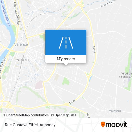 Rue Gustave Eiffel plan