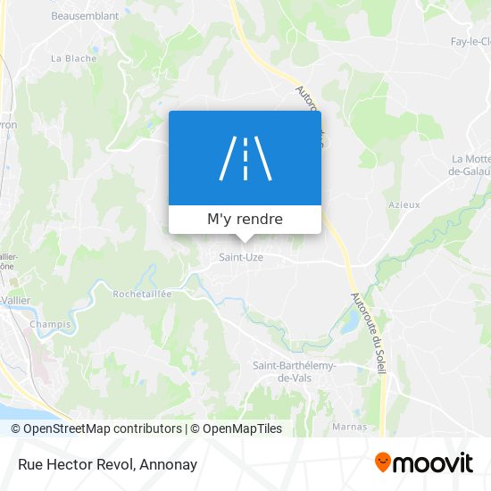 Rue Hector Revol plan