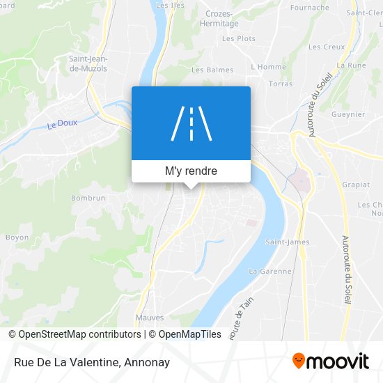 Rue De La Valentine plan