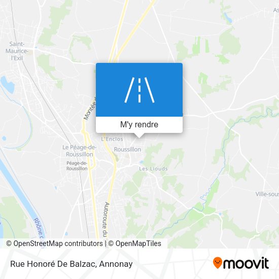 Rue Honoré De Balzac plan