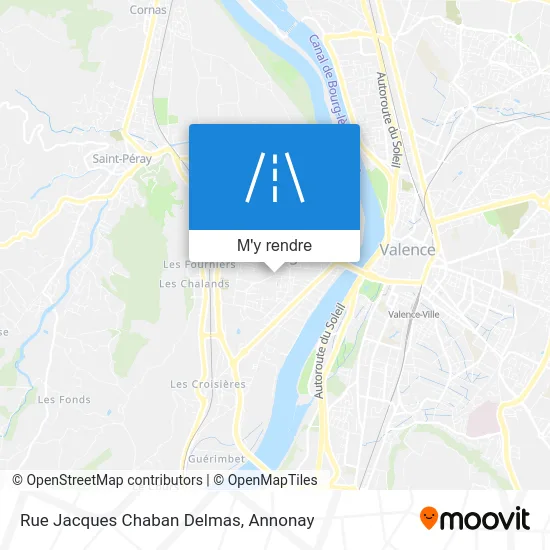 Rue Jacques Chaban Delmas plan