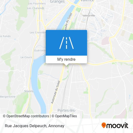 Rue Jacques Delpeuch plan