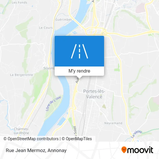 Rue Jean Mermoz plan