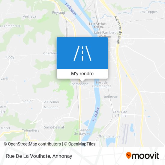 Rue De La Voulhate plan