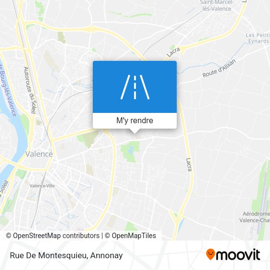 Rue De Montesquieu plan