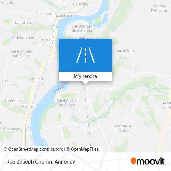 Rue Joseph Charrin plan