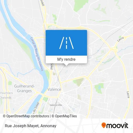 Rue Joseph Mayet plan