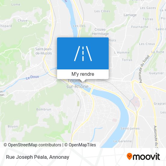 Rue Joseph Péala plan