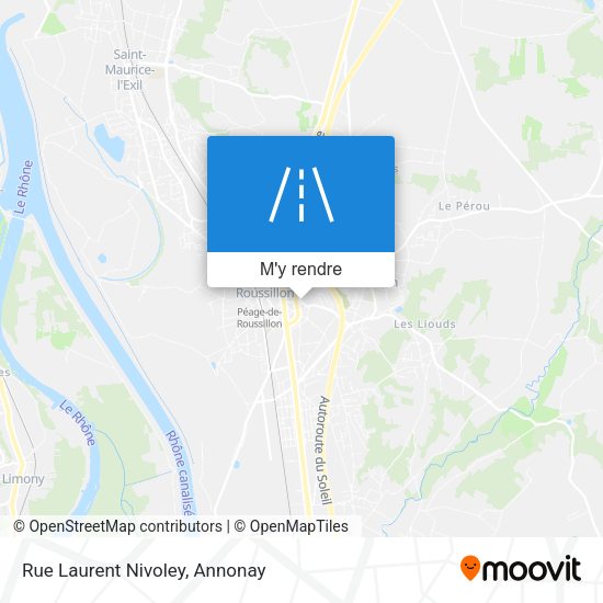 Rue Laurent Nivoley plan