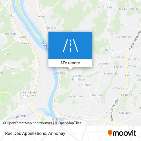 Rue Des Appellations plan